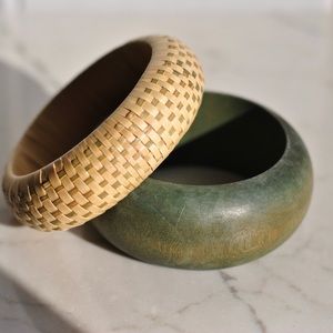 Set of Vintage 70’s Mexico Bangle Bracelets